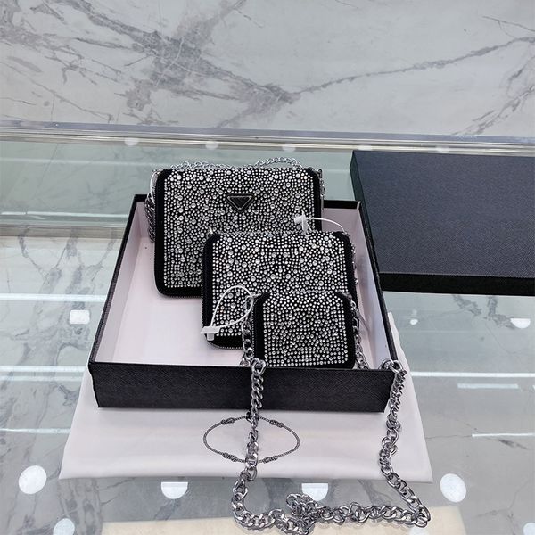 luxury card holder handbag designer bag fashion full diamond purse three-piece set cross body bag sacoche luxurys handbags wallet large 22cm
luxury card holder handbag designer bag fashion full diamond purse three-piece set cross body bag sacoche luxurys handbags wallet large 22cm