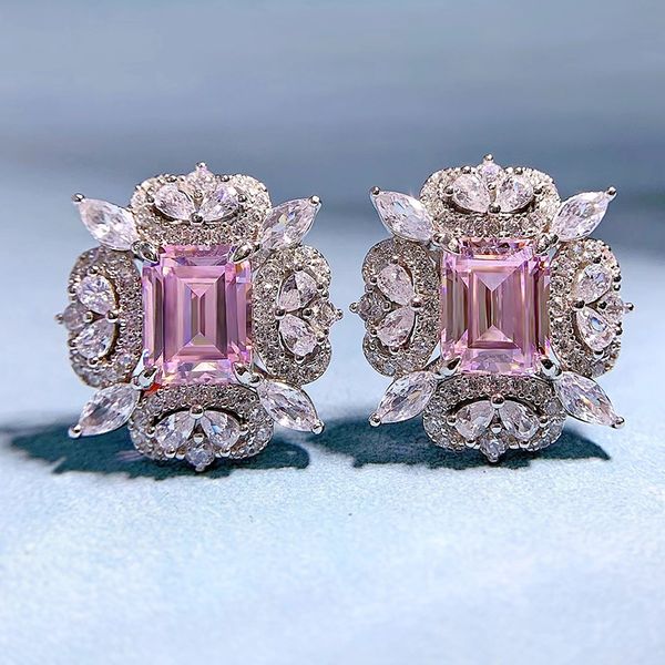 flower lab pink diamond stud earring 100% real 925 sterling silver promise wedding earrings for women bridal party jewelry gift, Golden;silver
flower lab pink diamond stud earring 100% real 925 sterling silver promise wedding earrings for women bridal party jewelry gift, Golden;silver