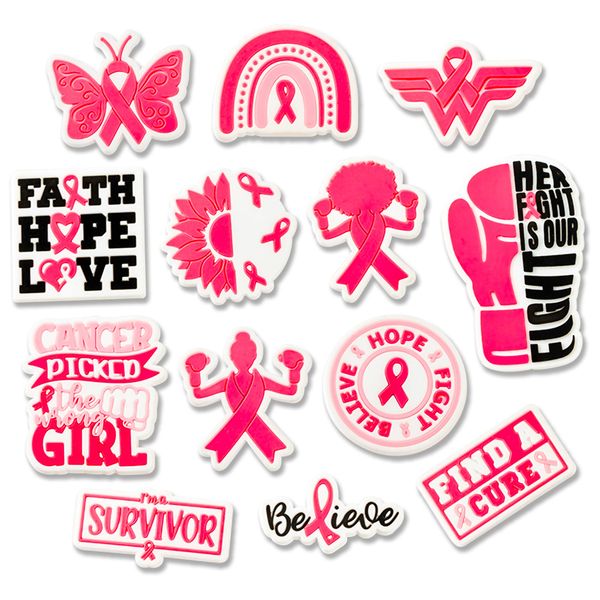 shoe parts accessories breast cancer charms awareness for clog sign ribbon girls boys teen party favor support gift, White;pink
shoe parts accessories breast cancer charms awareness for clog sign ribbon girls boys teen party favor support gift, White;pink