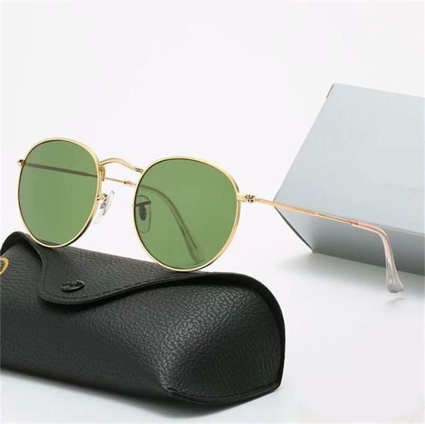round sunglasses brand designer uv400 classic eyewear metal gold frame sun glasses men women mirror sunglasses polaroid glass lens with box, White;black
round sunglasses brand designer uv400 classic eyewear metal gold frame sun glasses men women mirror sunglasses polaroid glass lens with box, White;black