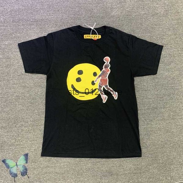 men's t-shirts cpfm.xyz face short sleeve t-shirt big print t shirt t230303, White;black