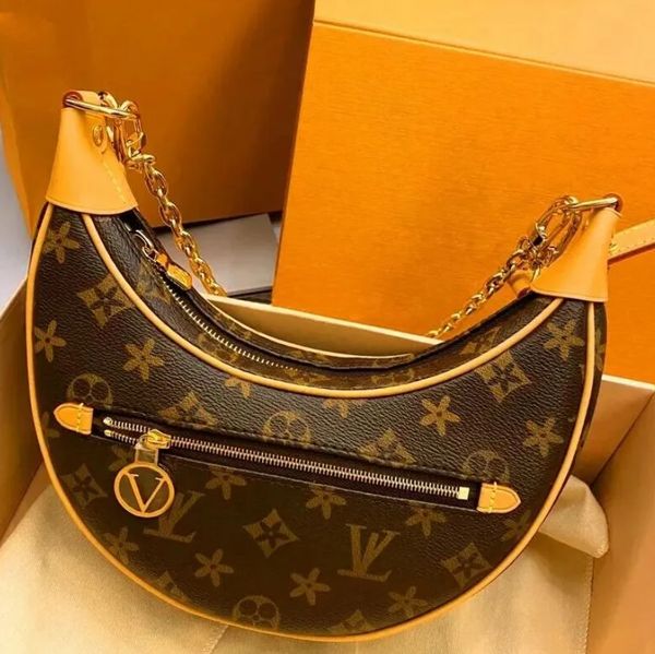women designer bags half moon handbag shoulder luxury purses vintage monograms chain underarm baguette bag printed horn shape crossbody cres
women designer bags half moon handbag shoulder luxury purses vintage monograms chain underarm baguette bag printed horn shape crossbody cres