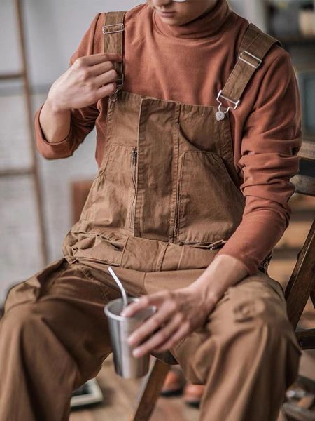 men's pants fashion men jumpsuits lapel solid color long sleeve pockets cargo overalls with belt streetwear loose casual romper 230303, Black
men's pants fashion men jumpsuits lapel solid color long sleeve pockets cargo overalls with belt streetwear loose casual romper 230303, Black