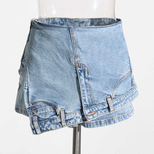 personalized street women patchwork denim shorts 2023 spring new high-waisted irregular washed old jeans, White;black
personalized street women patchwork denim shorts 2023 spring new high-waisted irregular washed old jeans, White;black