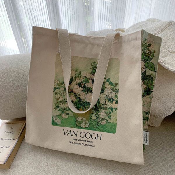 evening bags poetry lifest van gogh white rose vintage classic thick cotton canvas bag style zipper single shoulder shopping bag tote 230302
evening bags poetry lifest van gogh white rose vintage classic thick cotton canvas bag style zipper single shoulder shopping bag tote 230302