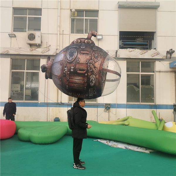 Image of Walking Inflatable Submarine Suit Llluminated Inflatables Balloon for Parade Decoration