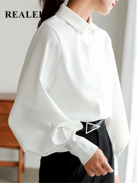womens blouses shirts realeft autumn shirt female blouse lantern sleeve turndown collar ol style women loose 230303, White
womens blouses shirts realeft autumn shirt female blouse lantern sleeve turndown collar ol style women loose 230303, White