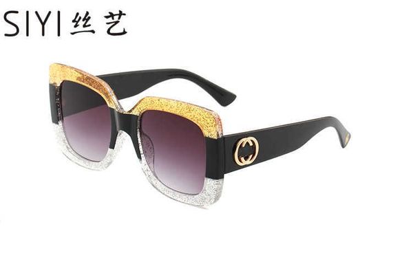 0083 large frame sunglasses little bee show tricolor glasses network sunglasses, White;black
0083 large frame sunglasses little bee show tricolor glasses network sunglasses, White;black