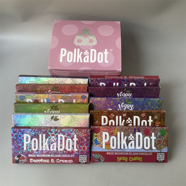 polkadot mushroom chocolate bar box milk with display box qr code stickers 15 grid mold foil wrapper oneup
polkadot mushroom chocolate bar box milk with display box qr code stickers 15 grid mold foil wrapper oneup