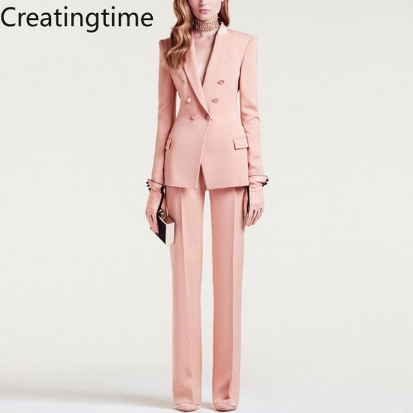 womens suits blazers creatingtime spring autumn pink notched double breasted long sleeve highend professional set fashion women lh118 230302, White;black
womens suits blazers creatingtime spring autumn pink notched double breasted long sleeve highend professional set fashion women lh118 230302, White;black