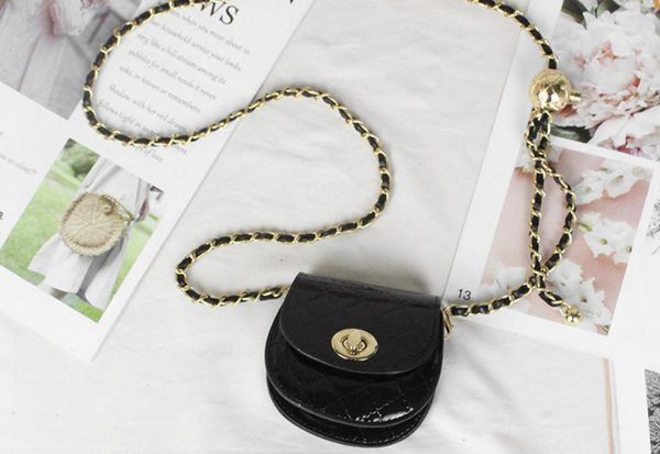 girls diamond lattice quilted handbags kids metals buckle chain single shoulder bag lady style children crocodile grain messenger mini purse, Black
girls diamond lattice quilted handbags kids metals buckle chain single shoulder bag lady style children crocodile grain messenger mini purse, Black