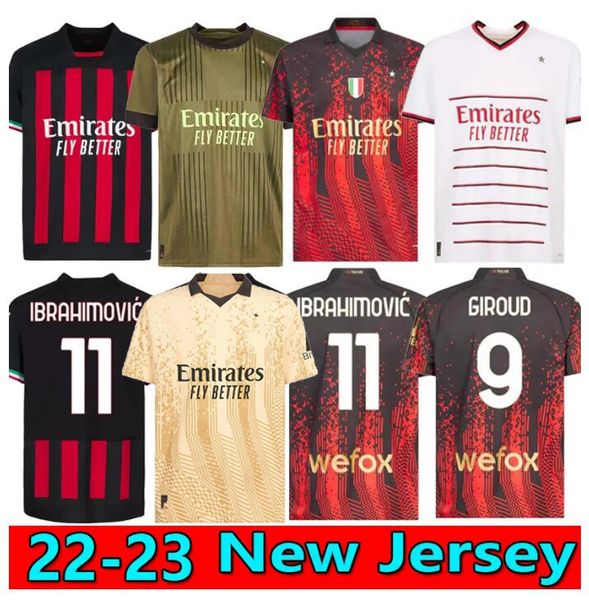 s-4xl 22 23 ibrahimovic ac milans soccer jersey r. leao giroud kessie football shirt 2022 2023 tonali camiseta de futbol theo brahim fourth, Black;yellow
s-4xl 22 23 ibrahimovic ac milans soccer jersey r. leao giroud kessie football shirt 2022 2023 tonali camiseta de futbol theo brahim fourth, Black;yellow