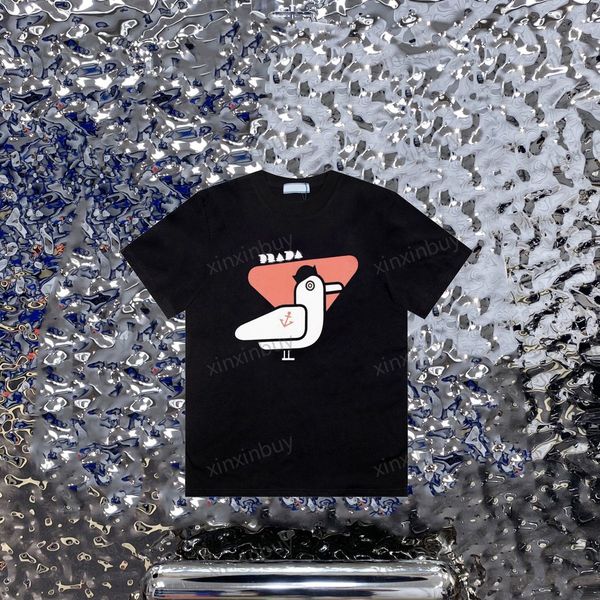 xinxinbuy men designer tee t shirt 23ss bird triangle label short sleeve cotton women black blue white khaki xs-l, Black;brown
xinxinbuy men designer tee t shirt 23ss bird triangle label short sleeve cotton women black blue white khaki xs-l, Black;brown