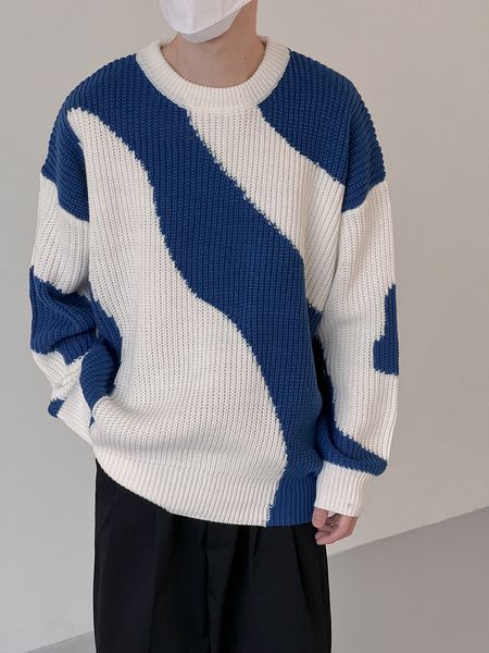 men's sweaters korean style sweater cow contrast color round neck loose knitted teenager autumn winter fashion casual pullover 230303, White;black
men's sweaters korean style sweater cow contrast color round neck loose knitted teenager autumn winter fashion casual pullover 230303, White;black