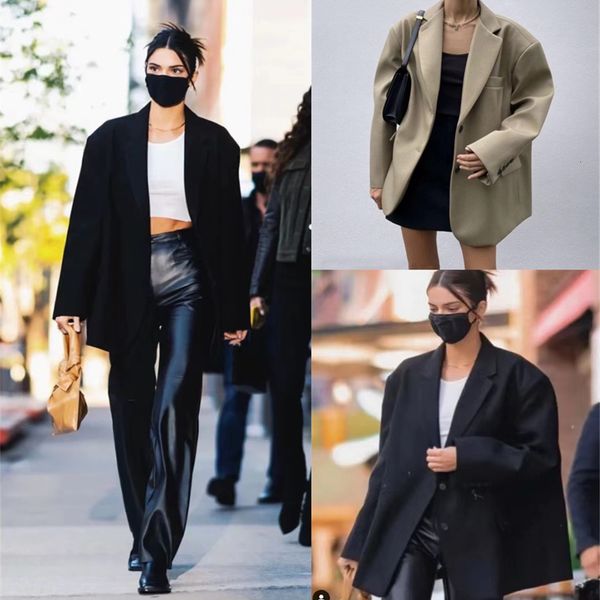 womens suits blazers blazer kendou same coat silhouette boyfriend cushion shoulder design suit solid 230302, White;black
womens suits blazers blazer kendou same coat silhouette boyfriend cushion shoulder design suit solid 230302, White;black