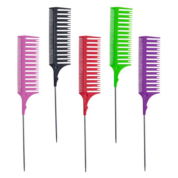 professional hair comb hair dyeing highlight hair brush fish wide tooth zone comb barber hairdressing comb hair styling tool 2254, Silver
professional hair comb hair dyeing highlight hair brush fish wide tooth zone comb barber hairdressing comb hair styling tool 2254, Silver