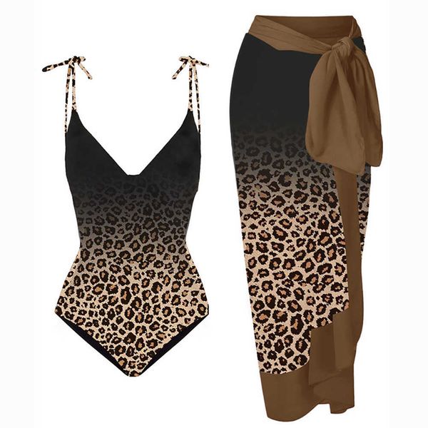 women's swimwear leopard gradient one-piece swimsuit and cover up women summer dress v-neck string bikinis lacing up swimwearswimming s, White;black
women's swimwear leopard gradient one-piece swimsuit and cover up women summer dress v-neck string bikinis lacing up swimwearswimming s, White;black