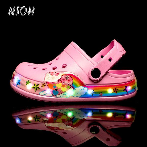 slipper nsoh kids slippers glow led children' garden shoes eva material comfortable boys girls slippers wear-resistant baby home shoes, Black;grey
slipper nsoh kids slippers glow led children' garden shoes eva material comfortable boys girls slippers wear-resistant baby home shoes, Black;grey