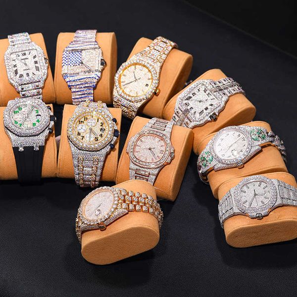 hip hop jewelry stainls steel handmade setting vvs moissanite diamond pass diamond tter iced out mechanical watch1rq0gos7, Silver
hip hop jewelry stainls steel handmade setting vvs moissanite diamond pass diamond tter iced out mechanical watch1rq0gos7, Silver