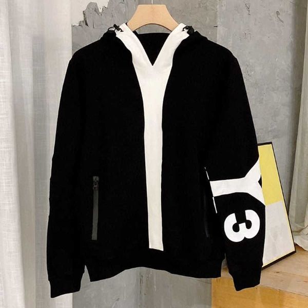 cotton sweatshirt mens hoodie sports hooded sweater y3 designer hoodies men women pullover jacket patchwork hoody, Black
cotton sweatshirt mens hoodie sports hooded sweater y3 designer hoodies men women pullover jacket patchwork hoody, Black