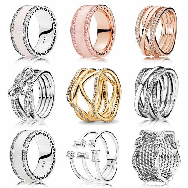 925 silver women fit pandora ring original heart crown fashion rings original lace of love silver enamel, Slivery;golden
925 silver women fit pandora ring original heart crown fashion rings original lace of love silver enamel, Slivery;golden
