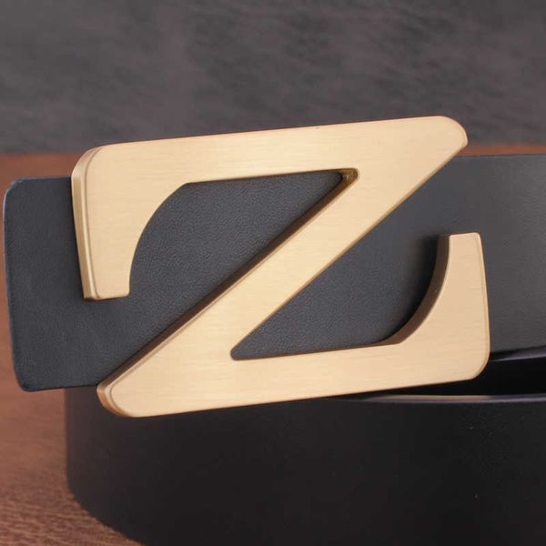 belts z letter buckle fancy designer luxury brand belts fashion genuine leather young men jeans cintos masculinos y2303, Black;brown
belts z letter buckle fancy designer luxury brand belts fashion genuine leather young men jeans cintos masculinos y2303, Black;brown