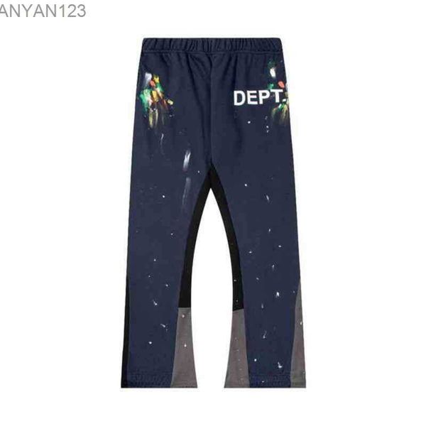 men's jeans galleries dept designer sweatpants sports pants fashion hand-painted splicing casual high gram weight pure cotton terry loo, Black
men's jeans galleries dept designer sweatpants sports pants fashion hand-painted splicing casual high gram weight pure cotton terry loo, Black