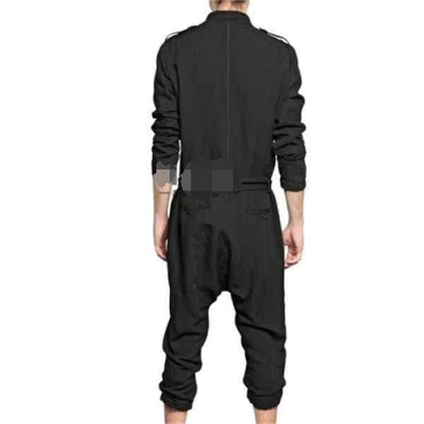 men's pants casual jumpsuit loose european and american show spring summer fashion hairdresser 230303, Black
men's pants casual jumpsuit loose european and american show spring summer fashion hairdresser 230303, Black