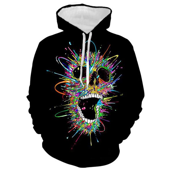 men's hoodies sweatshirts skeleton death 3d prited dark punk hooded sweatshirt autumn long sleeve casual loose clothes for men women 23, Black
men's hoodies sweatshirts skeleton death 3d prited dark punk hooded sweatshirt autumn long sleeve casual loose clothes for men women 23, Black
