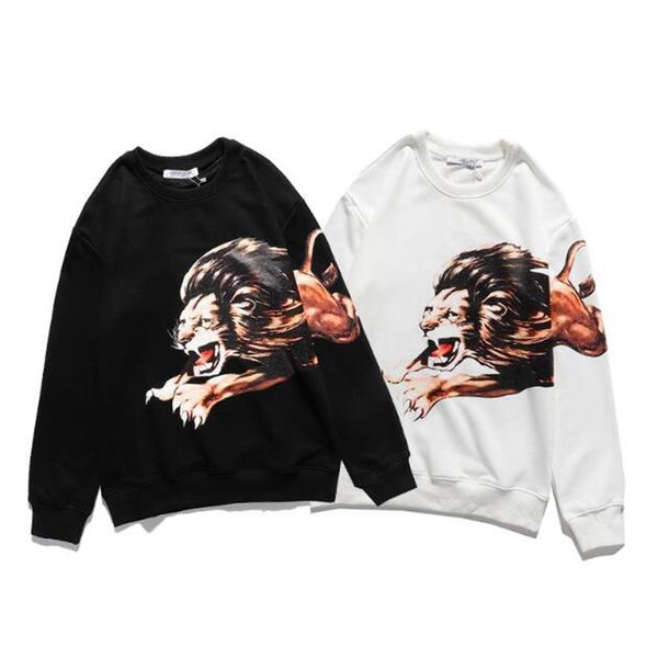 men and women fashion casual round neck animal print pure cotton long-sleeved loose sweater t-shirt jacket 325g, Black
men and women fashion casual round neck animal print pure cotton long-sleeved loose sweater t-shirt jacket 325g, Black