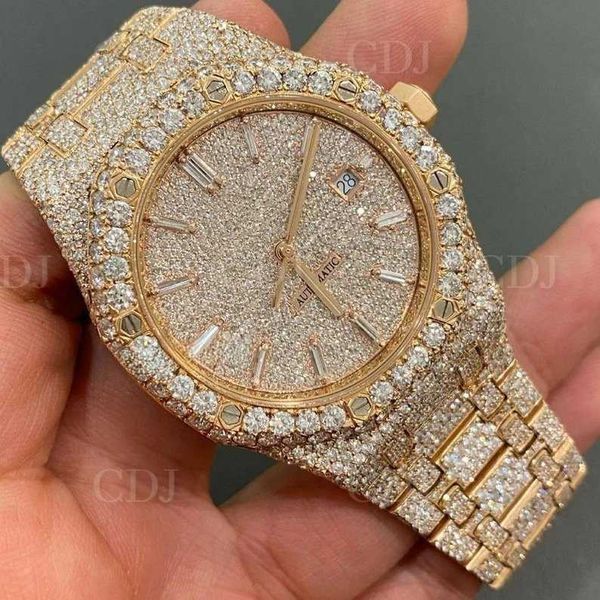 2023hip hop luxury dign customized iced out lab grown diamonds watch buss down digner watch, Silver
2023hip hop luxury dign customized iced out lab grown diamonds watch buss down digner watch, Silver