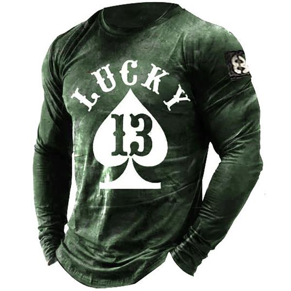 men's tshirts vintage 3d prited spades no13 cross mens long sleeve tshirts autumn casual sportsshirt pullover streetwear oneck male tee, White;black
men's tshirts vintage 3d prited spades no13 cross mens long sleeve tshirts autumn casual sportsshirt pullover streetwear oneck male tee, White;black
