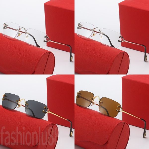 trendy designer glasses men luxury sunglasses business ordinary portable frameless lunette homme lady elegant formal sunglasses for women pj, White;black
trendy designer glasses men luxury sunglasses business ordinary portable frameless lunette homme lady elegant formal sunglasses for women pj, White;black