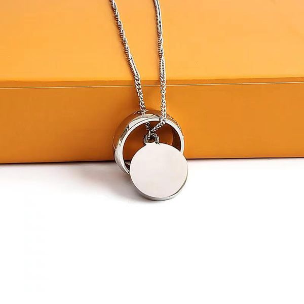 new designer necklace men's and women's pendant necklaces fashion stainless steel necklace man's gifts for woman, Silver
new designer necklace men's and women's pendant necklaces fashion stainless steel necklace man's gifts for woman, Silver