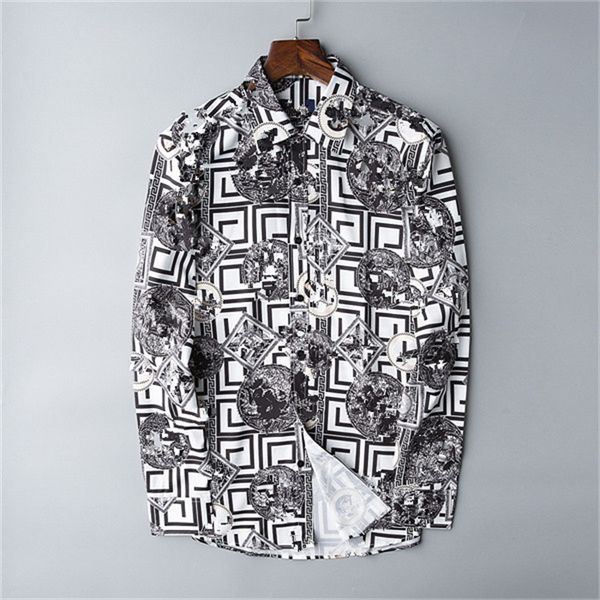 luxury designer formal shirt men's fashion business casual men's long sleeves006, White;black
luxury designer formal shirt men's fashion business casual men's long sleeves006, White;black