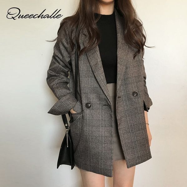 womens suits blazers coffee gray plaid suit women spring autumn office lady formal notched loose jacket coat long sleeve outerwear 230302, White;black
womens suits blazers coffee gray plaid suit women spring autumn office lady formal notched loose jacket coat long sleeve outerwear 230302, White;black