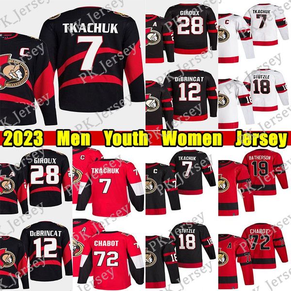 18 tim stutzle reverse retro hockey jersey 28 claude giroux 7 brady tkachuk #12 alex debrincat thomas chabot tim stutzle drake batherson jos, Black;red
18 tim stutzle reverse retro hockey jersey 28 claude giroux 7 brady tkachuk #12 alex debrincat thomas chabot tim stutzle drake batherson jos, Black;red