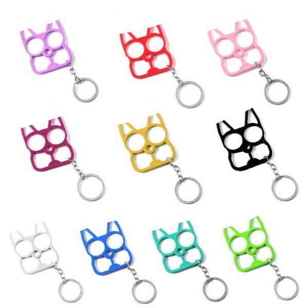 keychain lanyards 10 colors multifunctional defense cat keychain cartoon cats finger tiger set two buckle self-defense broken windows machin, Silver
keychain lanyards 10 colors multifunctional defense cat keychain cartoon cats finger tiger set two buckle self-defense broken windows machin, Silver
