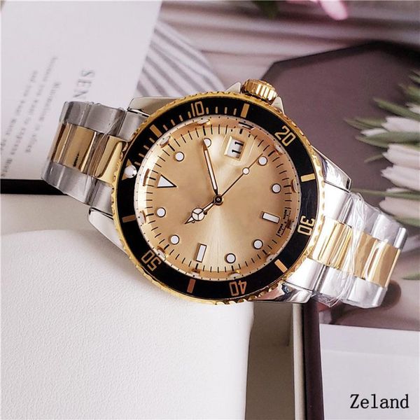 2021 s of classic men's watches 42mm rubber band folding buckle watch luxury quartz sports waterproof314n, Slivery;brown
2021 s of classic men's watches 42mm rubber band folding buckle watch luxury quartz sports waterproof314n, Slivery;brown