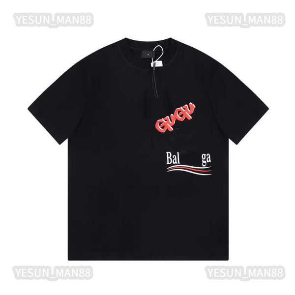 designer luxury balanciagas classic t shirt ggity jointly-designed letter printed womens and mens couple balencigas loose round neck tee, White
designer luxury balanciagas classic t shirt ggity jointly-designed letter printed womens and mens couple balencigas loose round neck tee, White