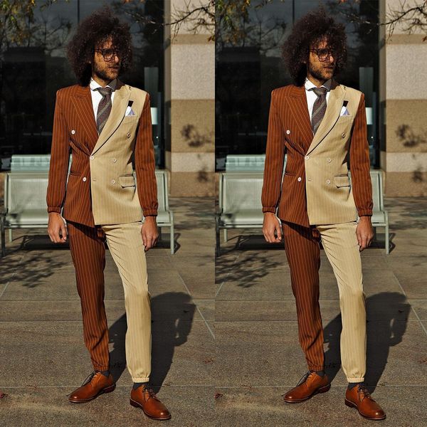 color matching stripe men wedding tuxedos groom wear tailored party prom coat business jacket 2 pieces, Black;gray
color matching stripe men wedding tuxedos groom wear tailored party prom coat business jacket 2 pieces, Black;gray