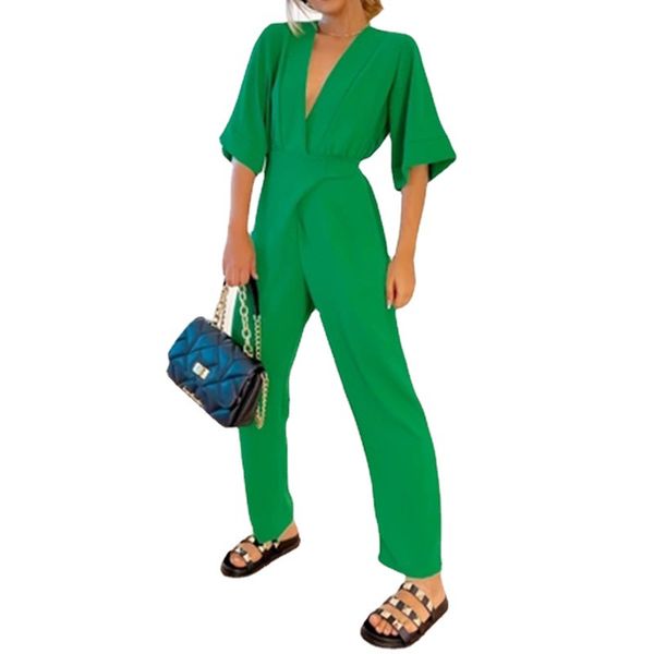 new summer women jumpsuits & rompers sne0359 designer solid color one-piece v-neck summer one-piece pants casual fashion loose trousers stre, Black;white
new summer women jumpsuits & rompers sne0359 designer solid color one-piece v-neck summer one-piece pants casual fashion loose trousers stre, Black;white