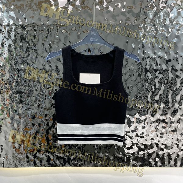 designer embroidered tank t shirt women breathable knitted tee spring summer camis woman vests, White
designer embroidered tank t shirt women breathable knitted tee spring summer camis woman vests, White