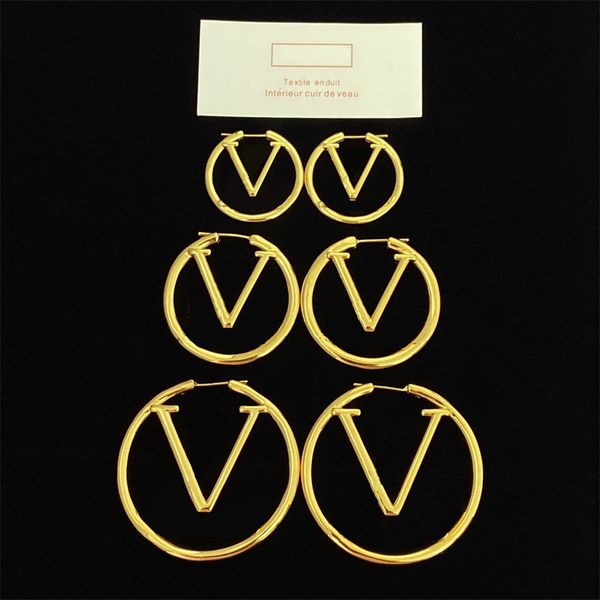 women luxury designer ear studs fashion hoop earrings gold silver letter simple style big circle 3cm 4cm 5cm earring for women charm earring, Golden
women luxury designer ear studs fashion hoop earrings gold silver letter simple style big circle 3cm 4cm 5cm earring for women charm earring, Golden
