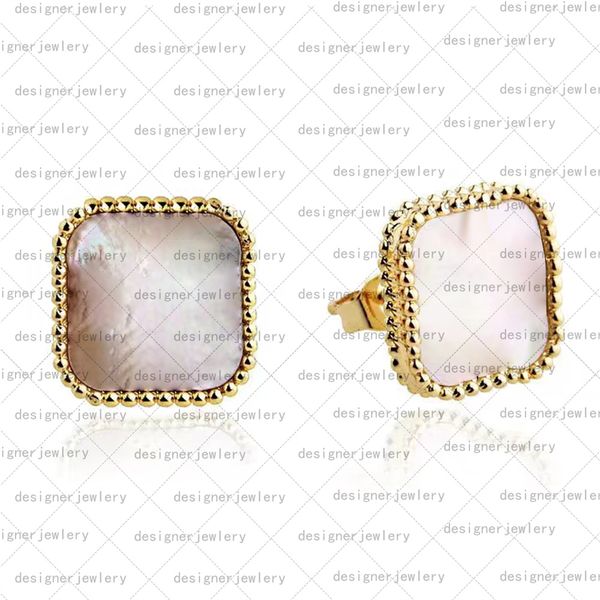 rose stud bridal earrings clover thick gold hoop earing golden luxury earrings for piercing rhinestone crystal earring agate shell accessori, Golden;silver 
rose stud bridal earrings clover thick gold hoop earing golden luxury earrings for piercing rhinestone crystal earring agate shell accessori, Golden;silver