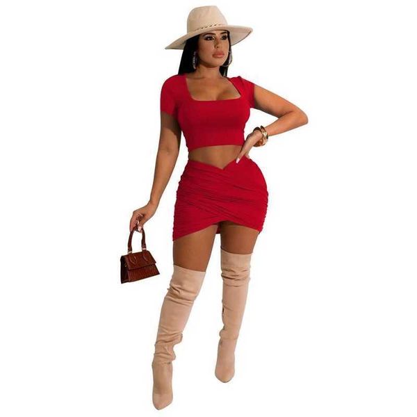 fashion women clothes midriff-baring tracksuits dresses two piece outfits u-neck short sleeve t-shirt mini-skirt sweatsuits, Gray
fashion women clothes midriff-baring tracksuits dresses two piece outfits u-neck short sleeve t-shirt mini-skirt sweatsuits, Gray