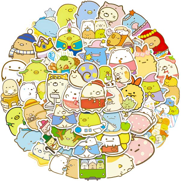 50pcs cartoon sumikkogurashi sticker graffiti kids toy skateboard car motorcycle bicycle sticker decals wholesale
50pcs cartoon sumikkogurashi sticker graffiti kids toy skateboard car motorcycle bicycle sticker decals wholesale