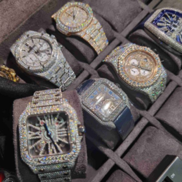 handmade custom pass diamond tter vvs moissanite diamond inlay hip hop jewelry modification iced out luxury watch, Silver
handmade custom pass diamond tter vvs moissanite diamond inlay hip hop jewelry modification iced out luxury watch, Silver
