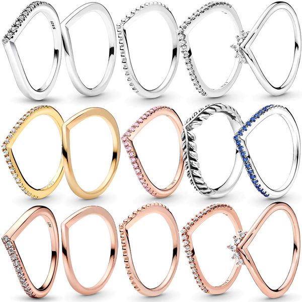 925 silver women fit pandora ring original heart crown fashion rings authentic ring zircon sparkling wishbone, Slivery;golden
925 silver women fit pandora ring original heart crown fashion rings authentic ring zircon sparkling wishbone, Slivery;golden