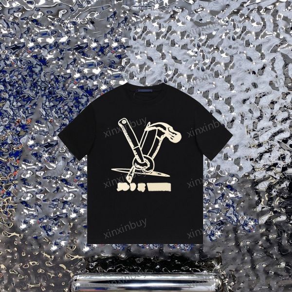 xinxinbuy men designer tee t shirt 23ss hammer nail kit print short sleeve cotton women black blue white khaki brown xs-2xl, Black;brown
xinxinbuy men designer tee t shirt 23ss hammer nail kit print short sleeve cotton women black blue white khaki brown xs-2xl, Black;brown